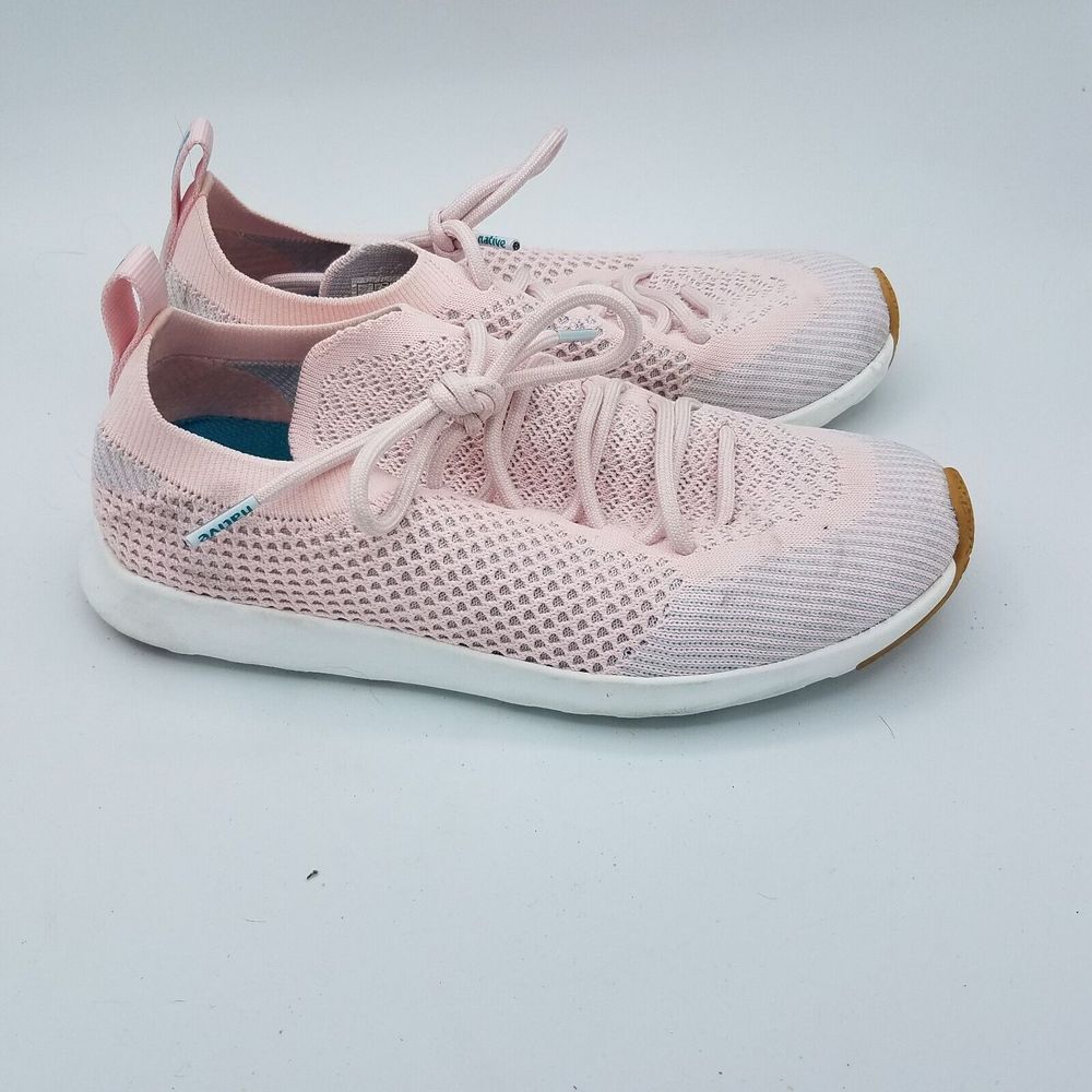 Native Women's 4.5 AP Mercury Liteknit Shoes Pink Sneakers 21103919-6799 - Picture 3 of 11